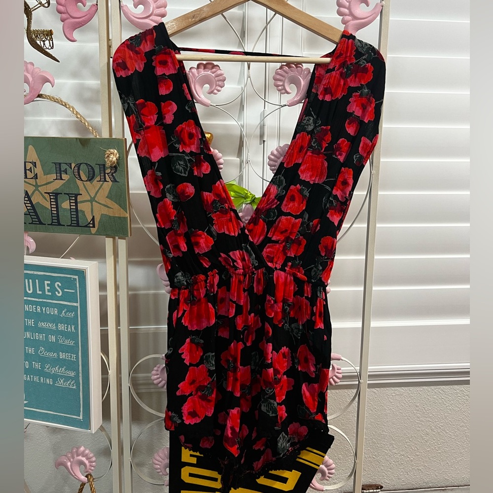 Billabong Floral Beach Romper